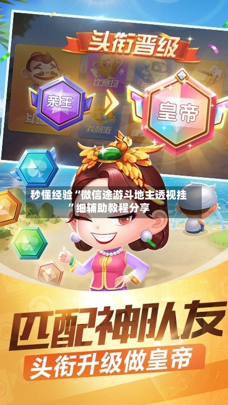 秒懂经验“微信途游斗地主透视挂	”细辅助教程分享-第2张图片