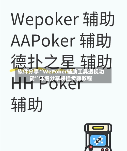 软件分享“WePoker辅助工具透视功能”详细分享装挂步骤教程-第2张图片