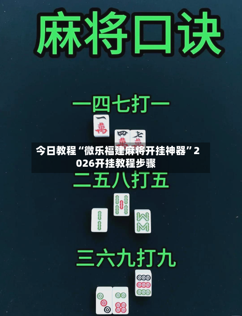 今日教程“微乐福建麻将开挂神器”2026开挂教程步骤-第3张图片