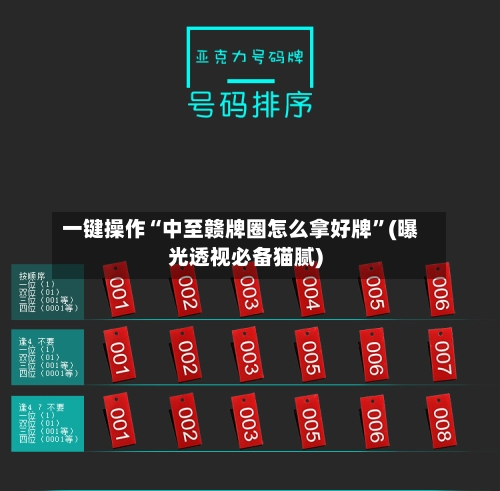 一键操作“中至赣牌圈怎么拿好牌	”(曝光透视必备猫腻)-第3张图片