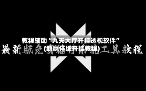 教程辅助“九天大厅开挂透视软件”(助赢详细开挂教程)-第2张图片