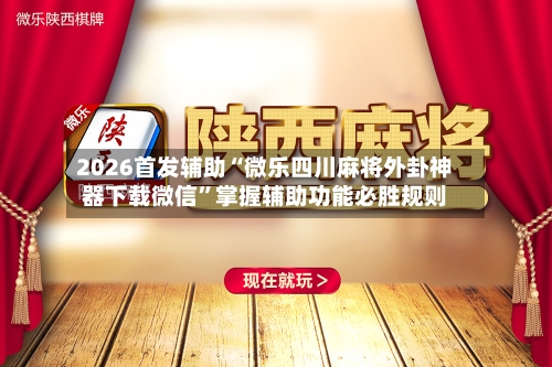 2026首发辅助“微乐四川麻将外卦神器下载微信”掌握辅助功能必胜规则-第2张图片