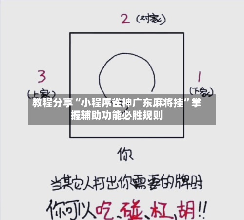 教程分享“小程序雀神广东麻将挂	”掌握辅助功能必胜规则-第2张图片