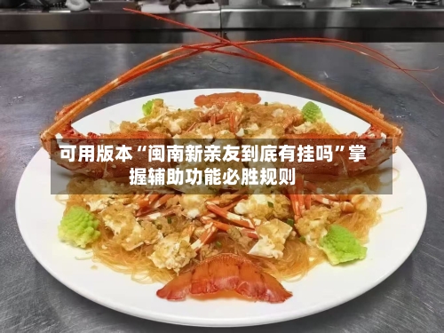 可用版本“闽南新亲友到底有挂吗”掌握辅助功能必胜规则-第3张图片