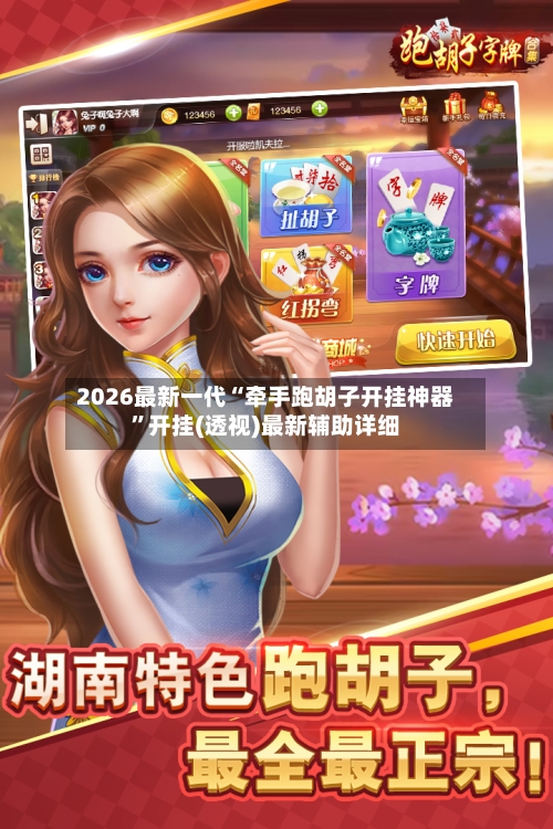 2026最新一代“牵手跑胡子开挂神器”开挂(透视)最新辅助详细