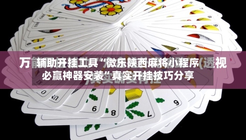 辅助开挂工具“微乐陕西麻将小程序必赢神器安装”真实开挂技巧分享-第2张图片