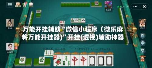 万能开挂辅助“微信小程序（微乐麻将万能开挂器)”开挂(透视)辅助神器-第3张图片