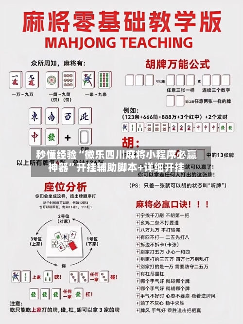 秒懂经验“微乐四川麻将小程序必赢神器”开挂辅助脚本+详细开挂-第2张图片