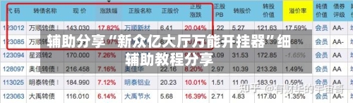 辅助分享“新众亿大厅万能开挂器	”细辅助教程分享-第3张图片