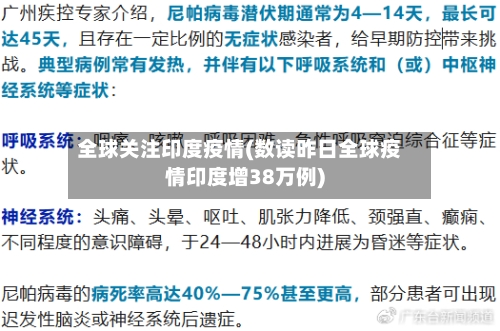 全球关注印度疫情(数读昨日全球疫情印度增38万例)-第2张图片