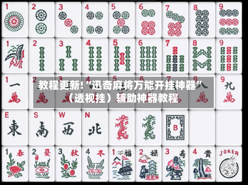 教程更新!“迅奇麻将万能开挂神器	”（透视挂）辅助神器教程-第3张图片