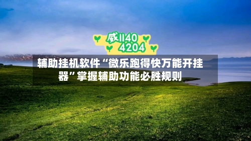 辅助挂机软件“微乐跑得快万能开挂器”掌握辅助功能必胜规则-第2张图片