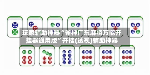 玩家辅助神器“雀神广东麻将万能开挂器通用版”开挂(透视)辅助神器-第2张图片