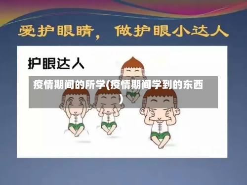 疫情期间的所学(疫情期间学到的东西)-第2张图片