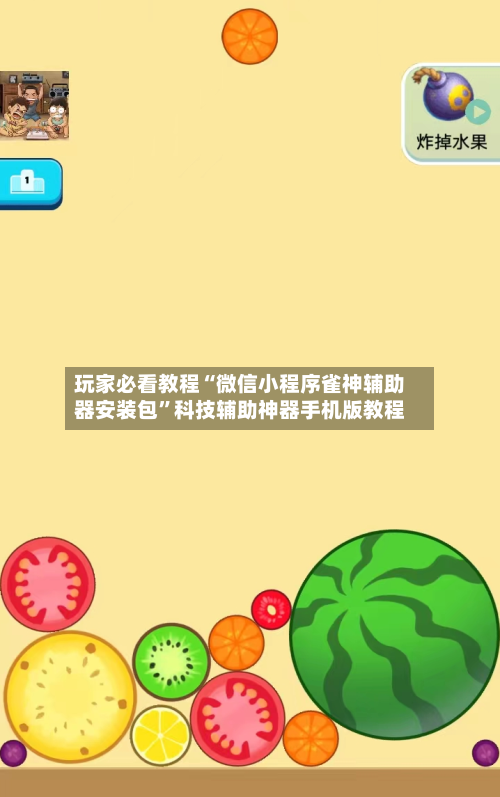 玩家必看教程“微信小程序雀神辅助器安装包”科技辅助神器手机版教程-第2张图片