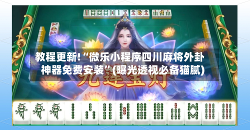 教程更新!“微乐小程序四川麻将外卦神器免费安装”(曝光透视必备猫腻)-第2张图片