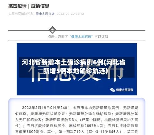 河北省新增本土确诊病例6例(河北省新增5例本地确诊轨迹)-第3张图片