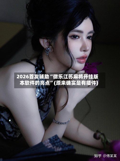 2026首发辅助“微乐江苏麻将开挂版本软件的亮点	”(原来确实是有插件)-第2张图片