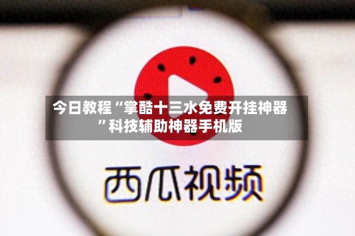 今日教程“掌酷十三水免费开挂神器”科技辅助神器手机版