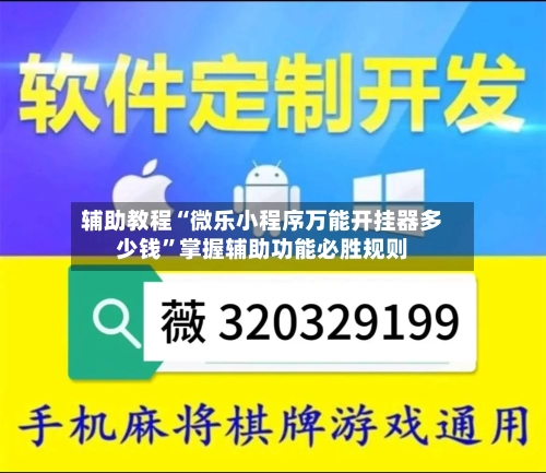 辅助教程“微乐小程序万能开挂器多少钱”掌握辅助功能必胜规则-第2张图片