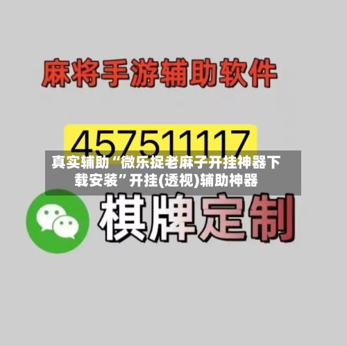 真实辅助“微乐捉老麻子开挂神器下载安装”开挂(透视)辅助神器