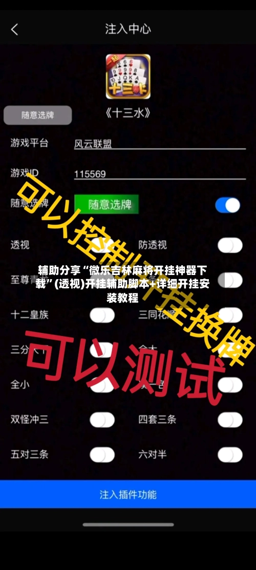 辅助分享“微乐吉林麻将开挂神器下载”(透视)开挂辅助脚本+详细开挂安装教程-第2张图片