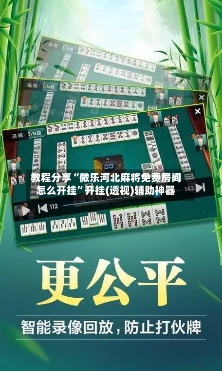 教程分享“微乐河北麻将免费房间怎么开挂”开挂(透视)辅助神器-第2张图片