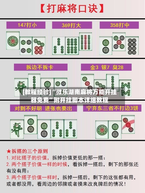 [教程经验]“微乐湖南麻将万能开挂器免费”附开挂脚本详细教程-第2张图片