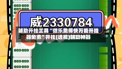 辅助开挂工具“微乐跑得快万能开挂器免费	”开挂(透视)辅助神器-第2张图片