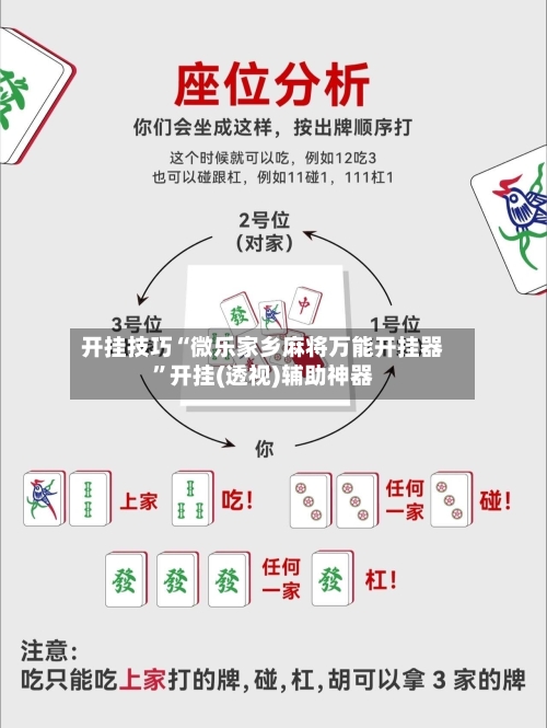 开挂技巧“微乐家乡麻将万能开挂器”开挂(透视)辅助神器-第2张图片