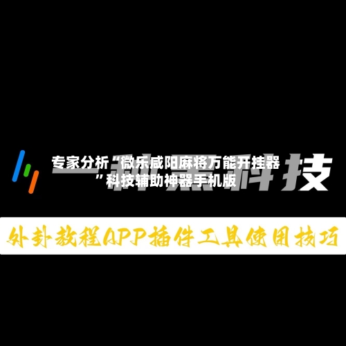 专家分析“微乐咸阳麻将万能开挂器”科技辅助神器手机版-第2张图片