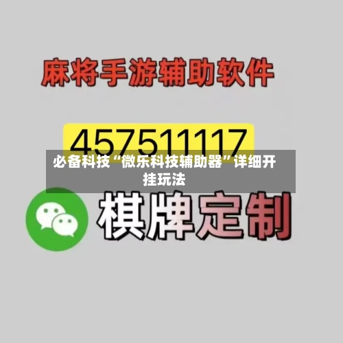 必备科技“微乐科技辅助器”详细开挂玩法-第3张图片
