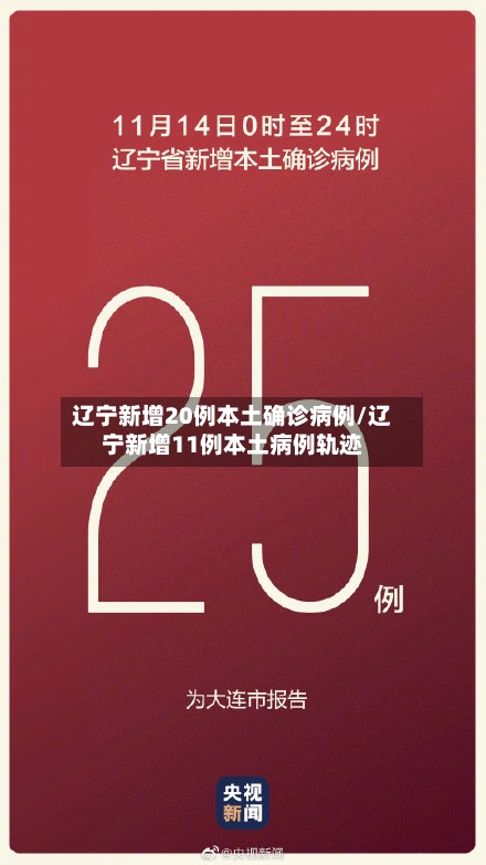 辽宁新增20例本土确诊病例/辽宁新增11例本土病例轨迹