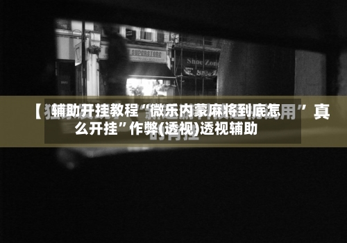 辅助开挂教程“微乐内蒙麻将到底怎么开挂”作弊(透视)透视辅助-第3张图片