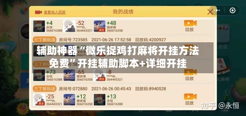 辅助神器“微乐捉鸡打麻将开挂方法免费	”开挂辅助脚本+详细开挂-第2张图片