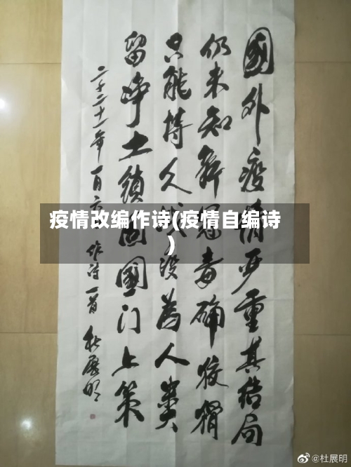 疫情改编作诗(疫情自编诗)