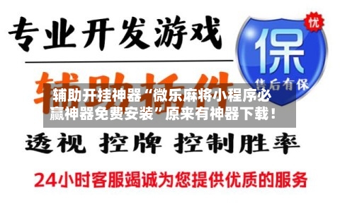 辅助开挂神器“微乐麻将小程序必赢神器免费安装”原来有神器下载！-第3张图片