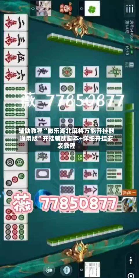 辅助教程“微乐湖北麻将万能开挂器通用版	”开挂辅助脚本+详细开挂安装教程-第3张图片