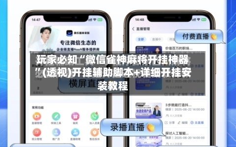 玩家必知“微信雀神麻将开挂神器	”(透视)开挂辅助脚本+详细开挂安装教程-第2张图片