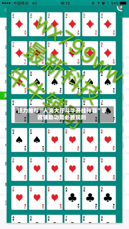强力推荐“人海大厅斗牛开挂神器”掌握辅助功能必胜规则-第3张图片