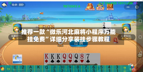推荐一款“微乐河北麻将小程序万能挂免费”详细分享装挂步骤教程-第3张图片