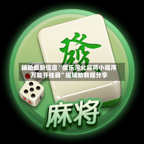 辅助最新信息“微乐河北麻将小程序万能开挂器”细辅助教程分享-第2张图片