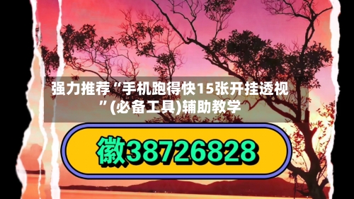强力推荐“手机跑得快15张开挂透视”(必备工具)辅助教学