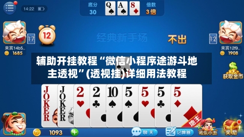 辅助开挂教程“微信小程序途游斗地主透视”(透视挂)详细用法教程-第2张图片