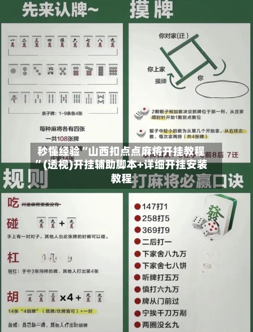 秒懂经验“山西扣点点麻将开挂教程”(透视)开挂辅助脚本+详细开挂安装教程-第3张图片