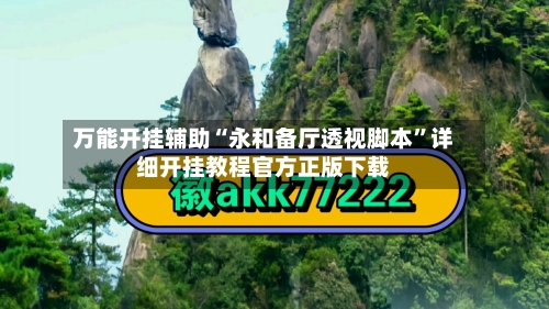 万能开挂辅助“永和备厅透视脚本”详细开挂教程官方正版下载-第2张图片