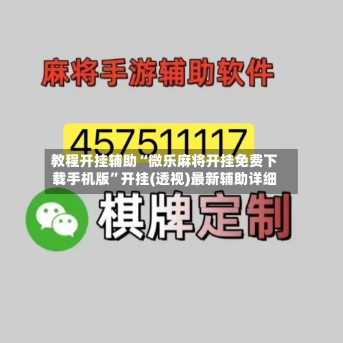 教程开挂辅助“微乐麻将开挂免费下载手机版”开挂(透视)最新辅助详细-第3张图片