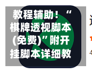 教程辅助！“棋牌透视脚本(免费)”附开挂脚本详细教程-第2张图片