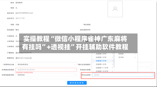 实操教程“微信小程序雀神广东麻将有挂吗”+透视挂”开挂辅助软件教程-第3张图片