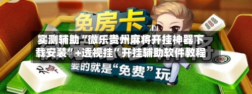 实测辅助“微乐贵州麻将开挂神器下载安装”+透视挂	”开挂辅助软件教程-第2张图片